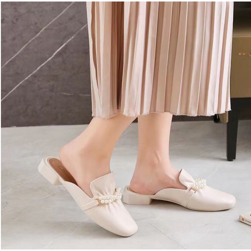 Dép Nữ mũi vuông thời trang tiểu thư Ulzzang US788