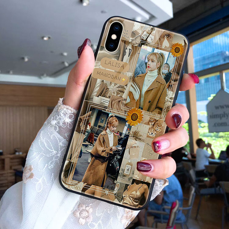 Ốp Đt Iphone In Hình BlackPink- Lisa NIXON Iphone 7/7Plus/8/8Plus/X/Xs/Xs Max/11/11 Promax/12/12 Promax