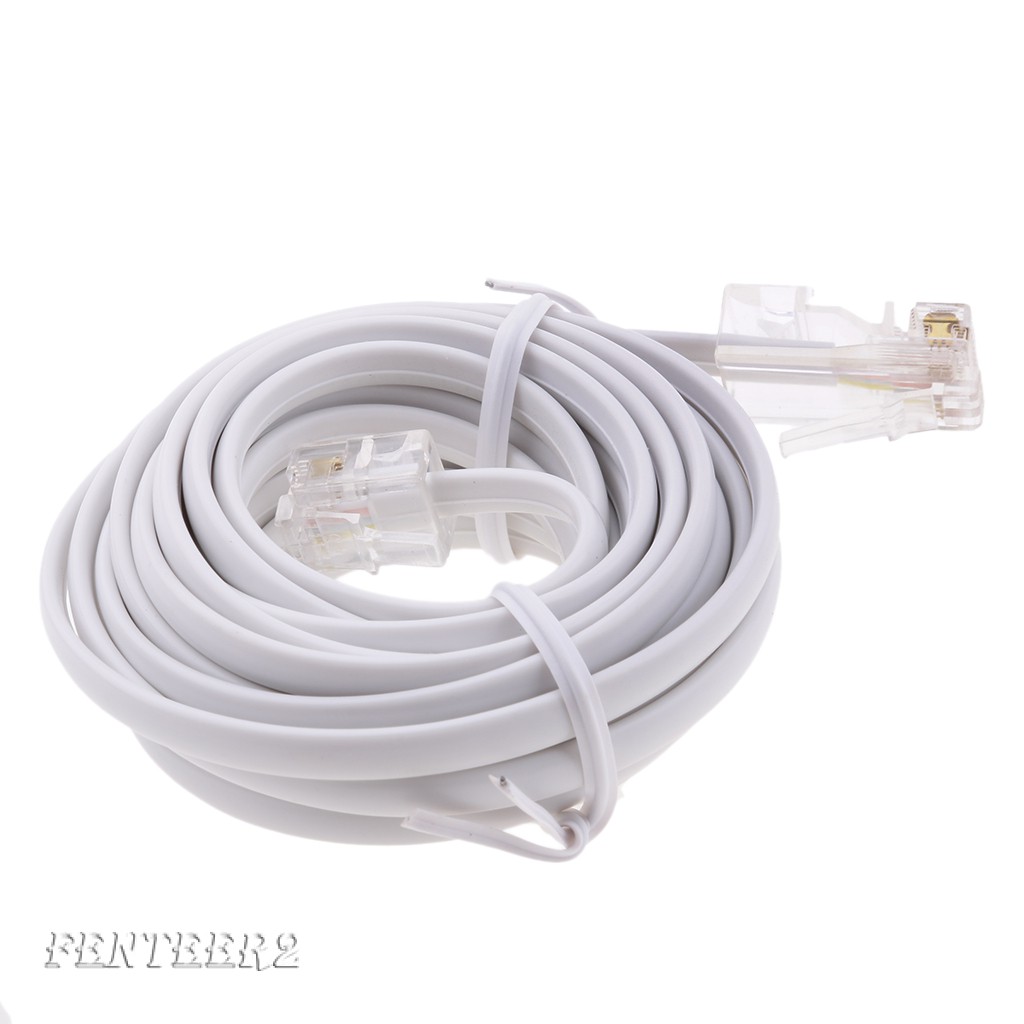 (Fenteer2 3c) Rj11 Sang Rj45 Modem Cable Connector Router To Adsl | BigBuy360 - bigbuy360.vn