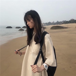 Đầm polo basic cổ khoá