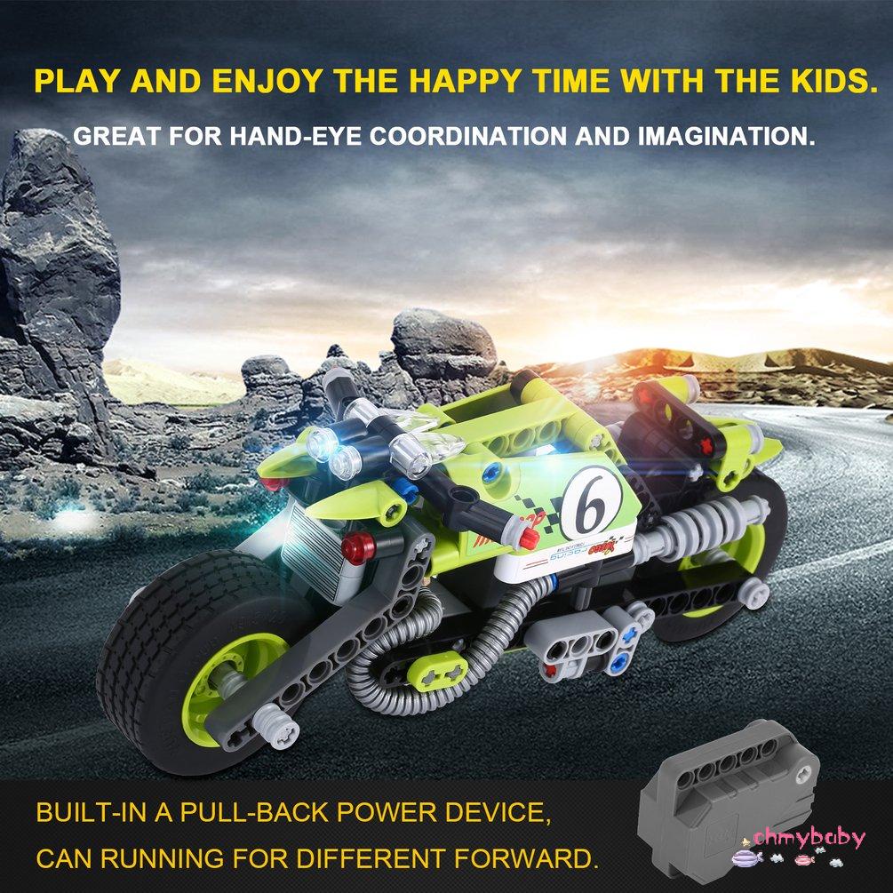 Bộ đồ chơi lắp ráp xe mô tô 201 mảnh DIY