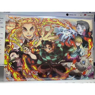 (70) Bìa ảnh phim KIMETSUNOYAIBA Nhật Bản mẫu số 1