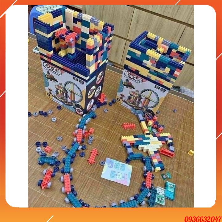 Đồ chơi lắp ghép lego ⚡ FREESHIP EXTRA⚡  520 chi tiết xếp hình cho bé giải trí lành mạnh phát triển tư duy logic