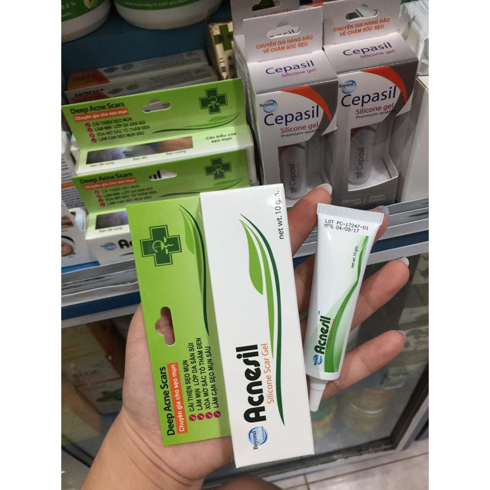 GEL BÔI SẸO MỤN ACNESIL SILICONE 10G - 3000277 | BigBuy360 - bigbuy360.vn