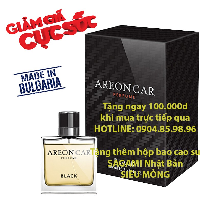 Nước hoa ô tô cao cấp AREON Car Blue Perfume 100ml - NHẬP KHẨU BULGARIA