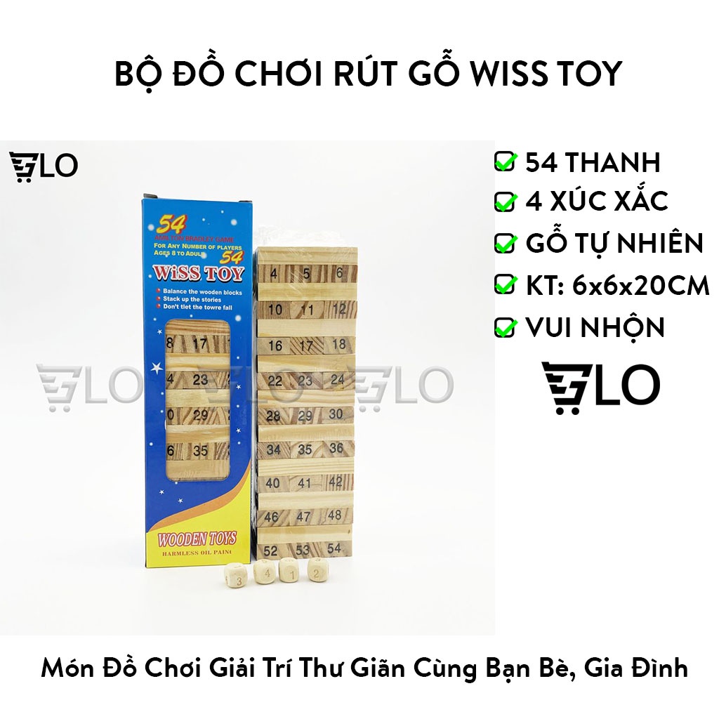 Bộ Đồ Chơi Rút Gỗ Wiss Toy