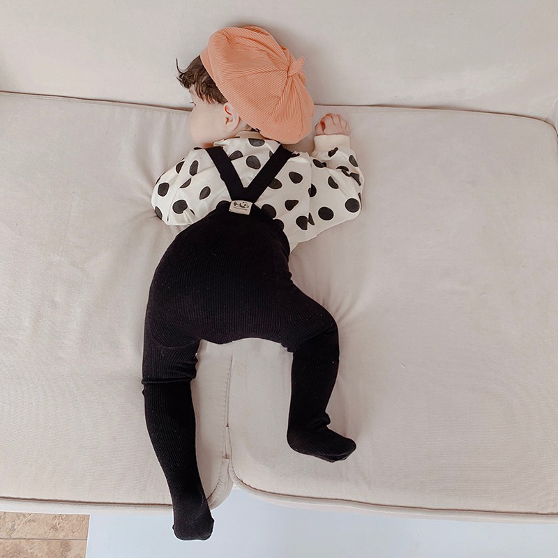 Quần Legging Màu Trơn Chất Liệu Cotton Cho Bé Gái