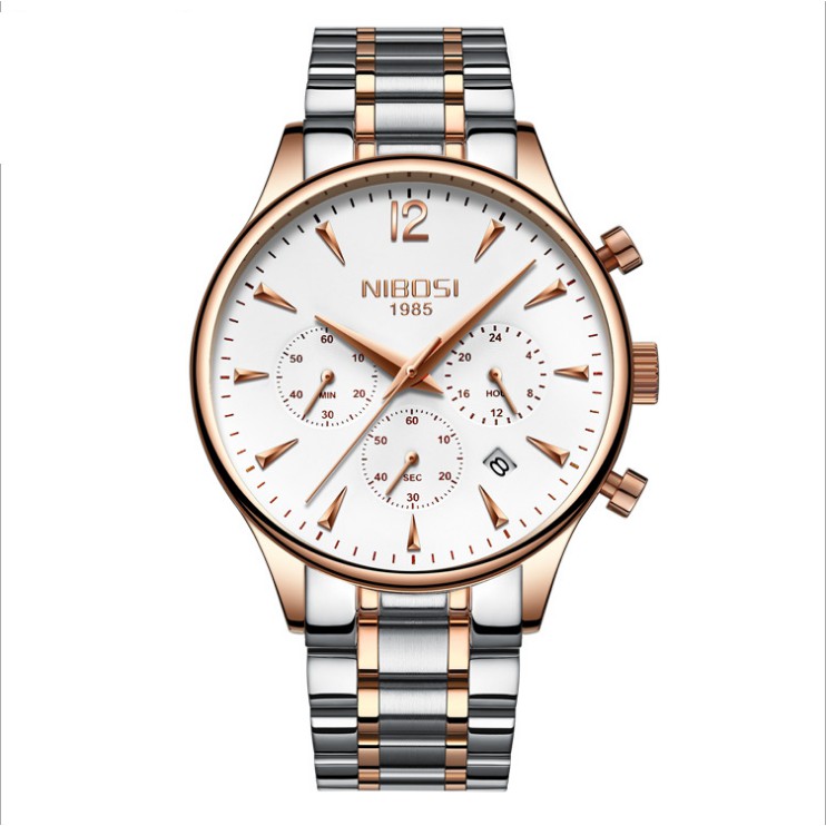 ĐỒNG HỒ NAM NIBOSI 2326 (1985) MẶT TRÒN,DÂY THÉP CAO CẤP, THIẾT KẾ SANG TRỌNG, CÁ TÍNH MẠNH MẼ-HÀNG CHÍNH HÃNG(FULLBOX) | BigBuy360 - bigbuy360.vn