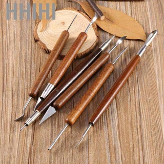 Hhihi 6x Khắc Đất Sét Điêu Khắc Khắc Dụng Cụ Gốm Polymer Mô Hình DIY Điêu Khắc