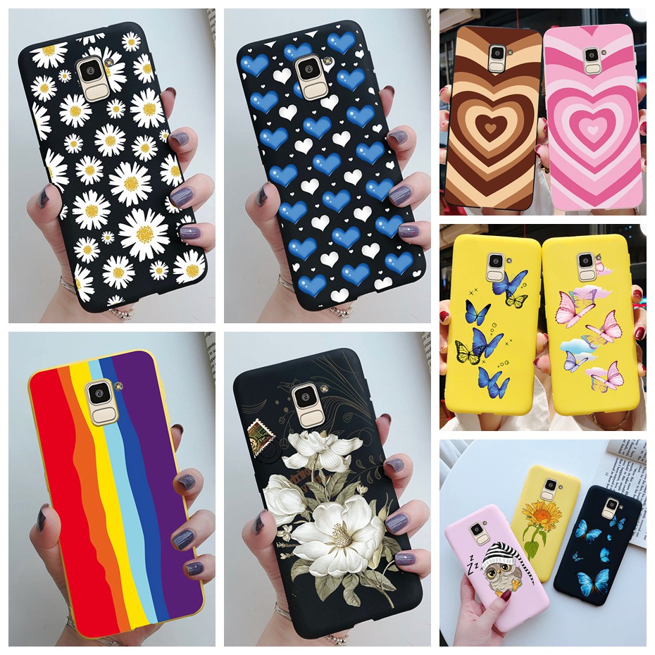 Ốp điện thoại silicon mềm họa tiết tùy chọn cho Samsung Galaxy J6 (2018) J6 2018 J600 J600F J 6
