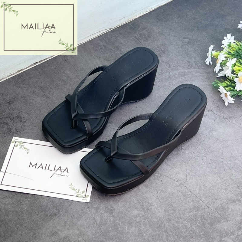 Dép nữ đế xuồng 7 phân MAILIAA quai kẹp xỏ ngón dễ thương