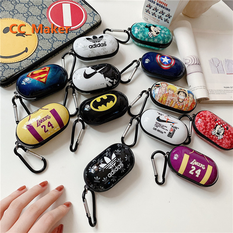 Vỏ hộp tai nghe hình Mickey và Minnie họa tiết Marvel Batman Captain America cho Samsung Galaxy Buds Plus