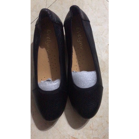 giày da cao 3cm sz 35 chân cô Tấm