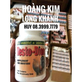 Testo dione - tăng lực cho gà đá hộp 100 viên
