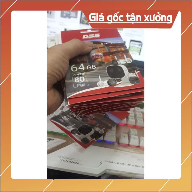 Bao rẻ Thẻ nhớ 64gb DSS 80MB/s chính hãng DSS và | BigBuy360 - bigbuy360.vn