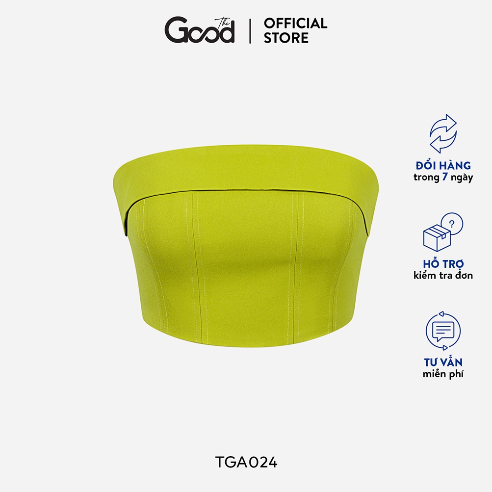 Áo Croptop Quây Ngang Chun Lưng The Good/Helle Tube Top