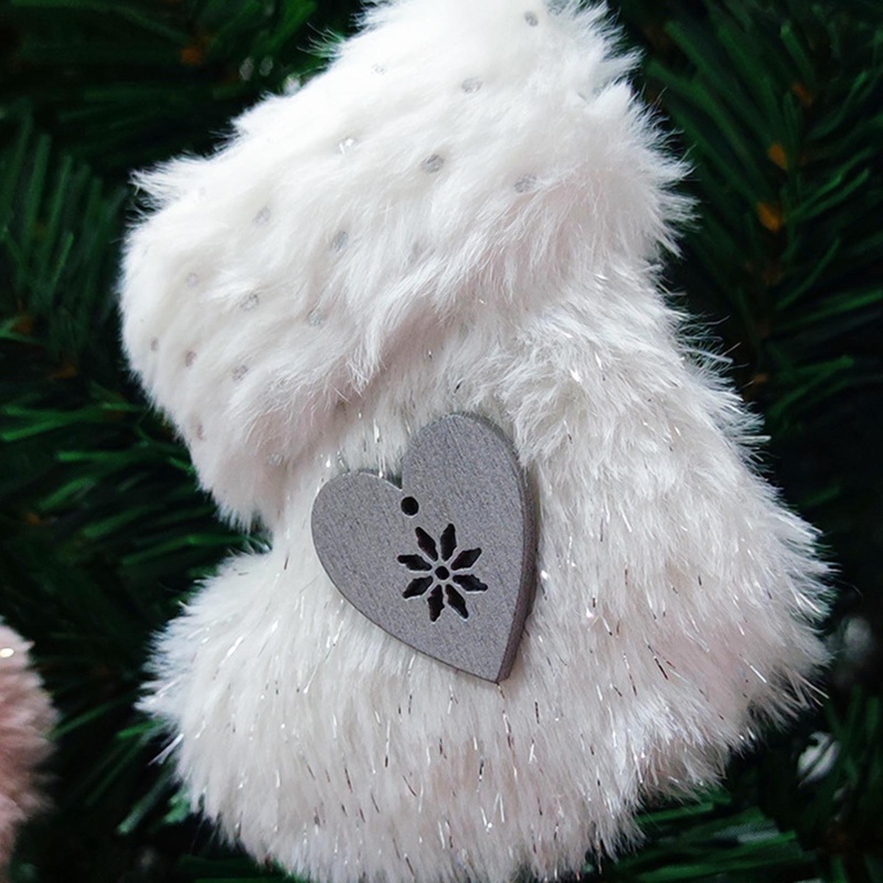 Vớ Bông Treo Trang Trí Cây Thông Noel Mini