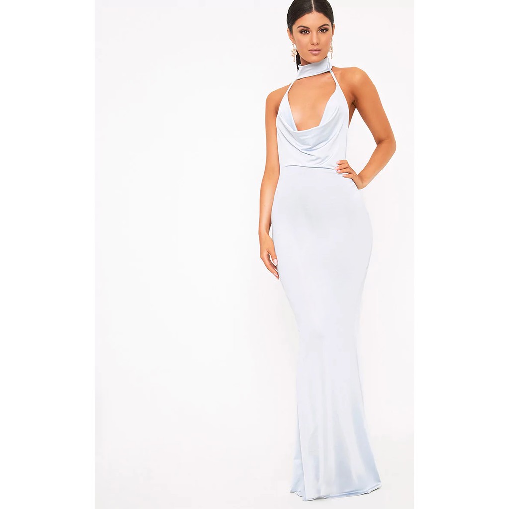 Đầm Maxi đi tiệc cổ đổ, sexy