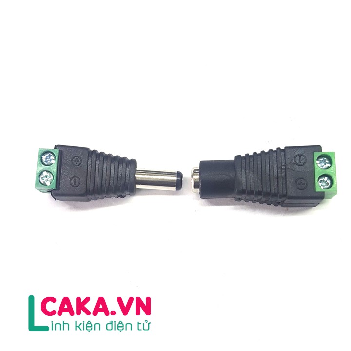 Jack DC nối nguồn Đực/cái
