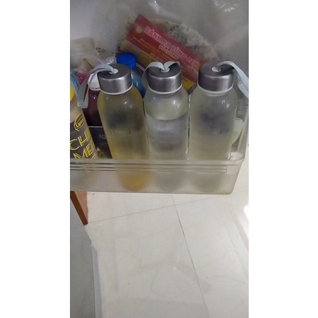 Chai thủy tinh - Bình nước thuỷ tinh 500ml có dây xách loại đẹp