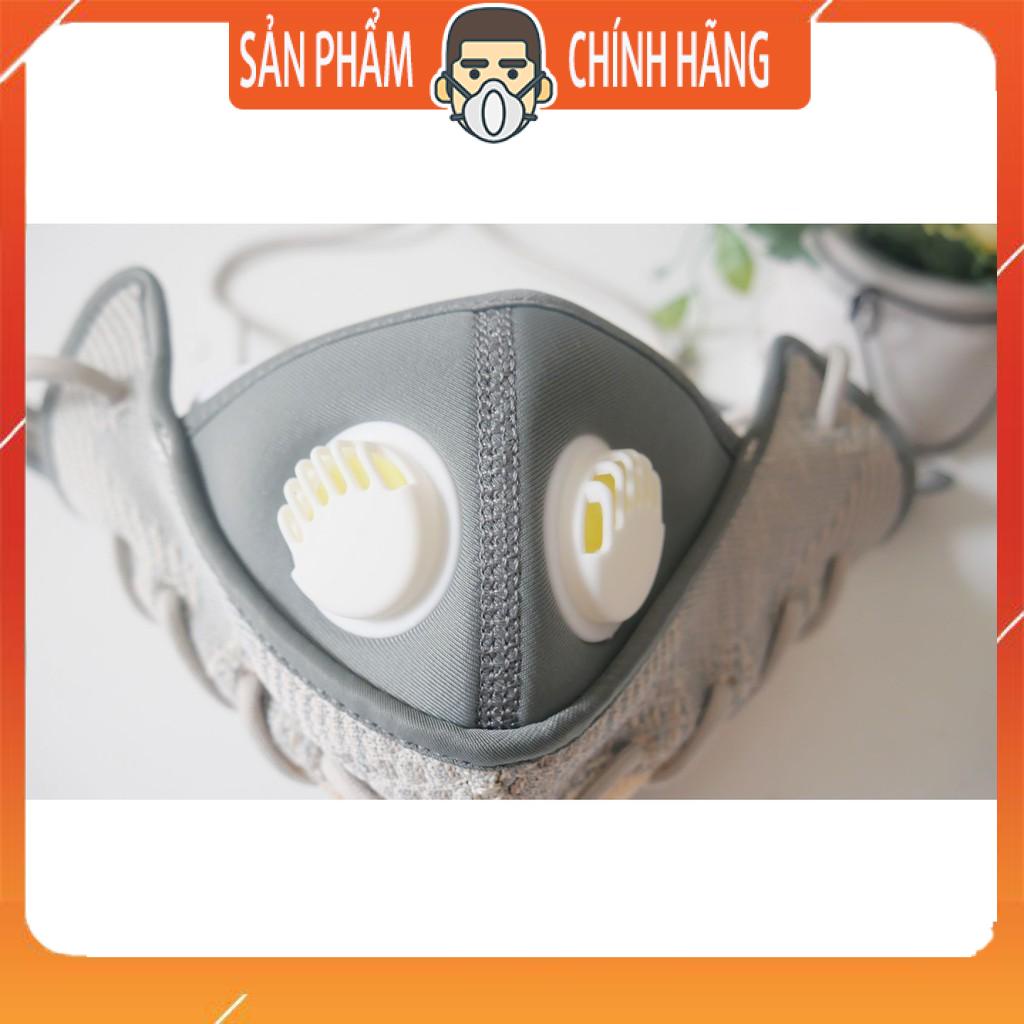 Khẩu Trang Giày Yezzy Xám Vàng phong cách chống bụi thời trang cao cấp