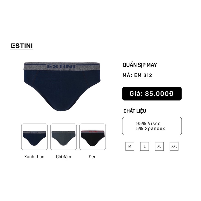 Sịp nam ESTINI hãng Matal