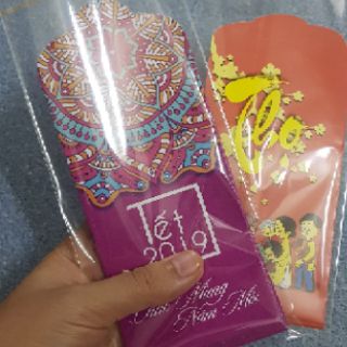 Combo 50 c Túi bóng kính có miệng dán