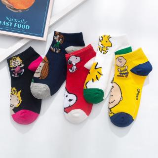 Vớ Cotton In Hình Snoopy Charlie Đáng Yêu Kiểu Nhật Bản