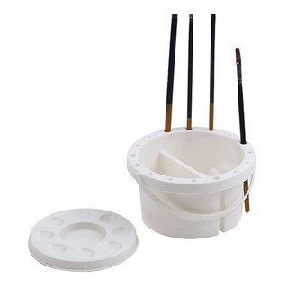 Watercolor brush cleaning tool
