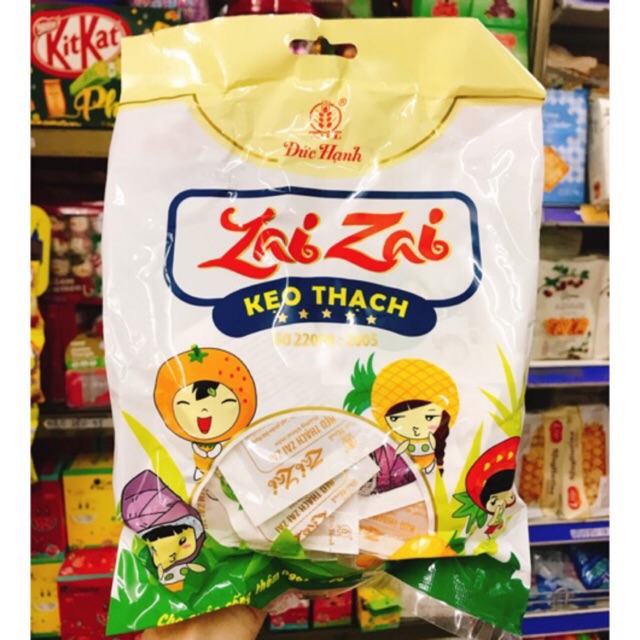 KẸO THẠCH ZAIZAI TÚI 350g mix 6 vị