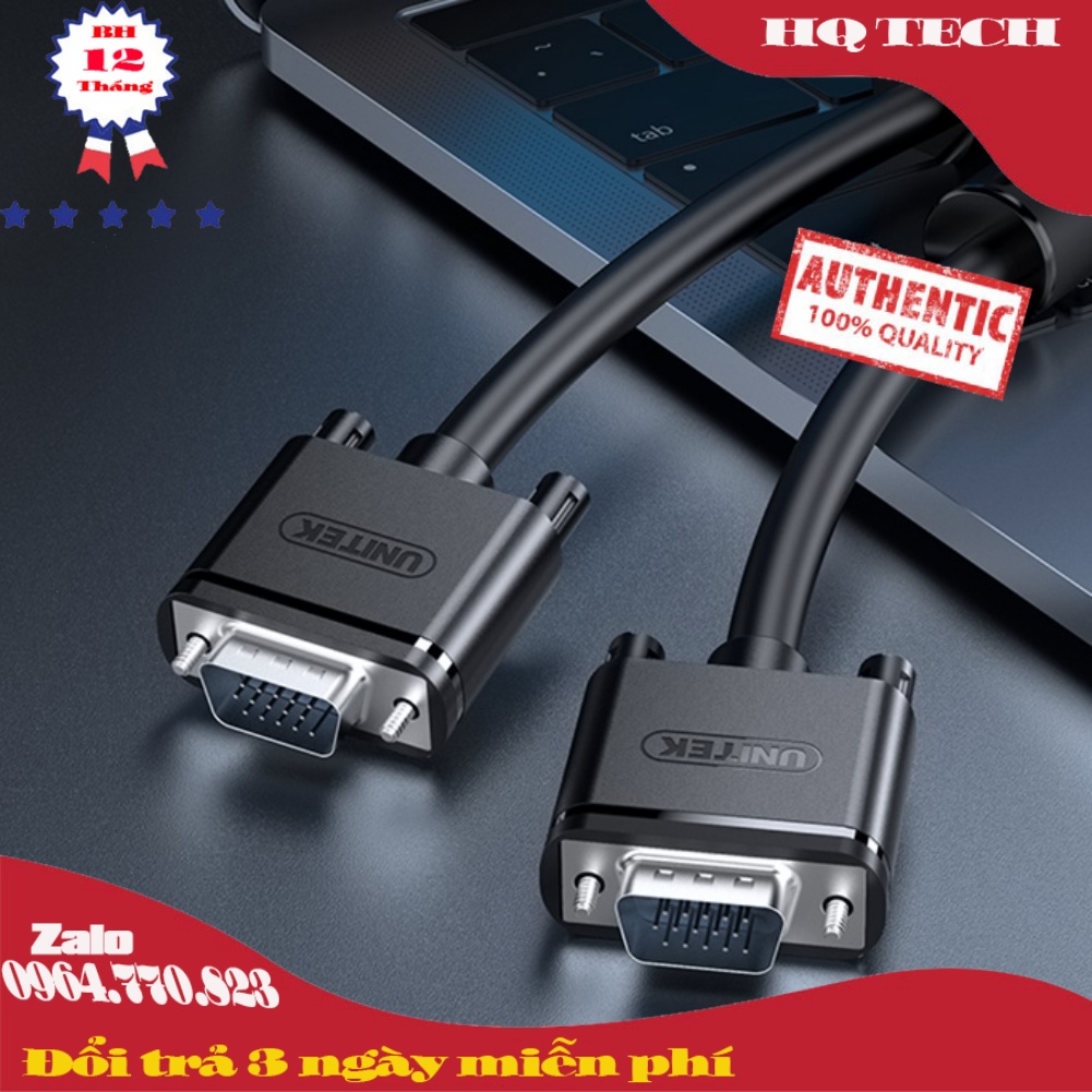 DÂY VGA MÀN HÌNH - MÁY CHIẾU - ĐẦU GHI CAMERA CAO CẤP CHÍNH HÃNG UNITEK ĐỘ DÀI TỪ 15M tới 30M