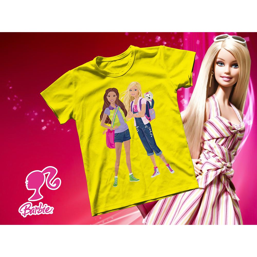 Áo thun Cotton Unisex - Movie - Barbie - Babie học sinh