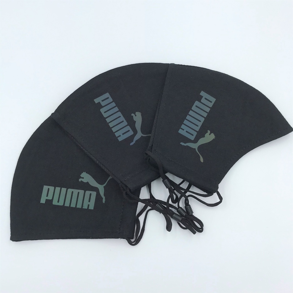 KHẨU TRANG VẢI [ MUA 3 TẶNG 1 ] - PUMA Phản quang, đổi màu - Có nút tăng giảm dây đeo.