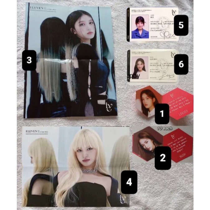 Ảnh IVE chính hãng album Eleven