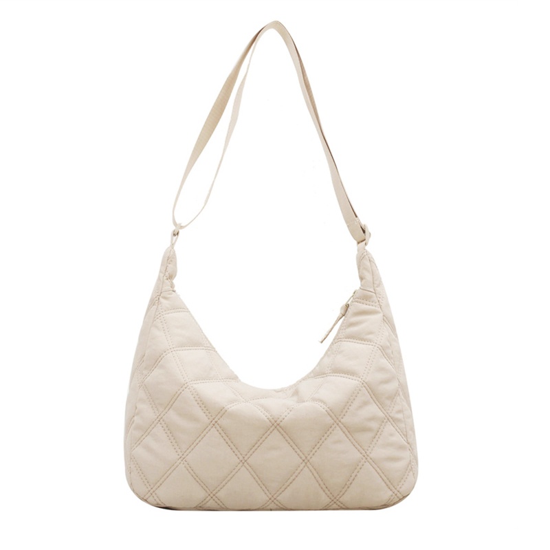 Túi Xách Cotton Cỡ Lớn Họa Tiết Kim Cương Thời Trang