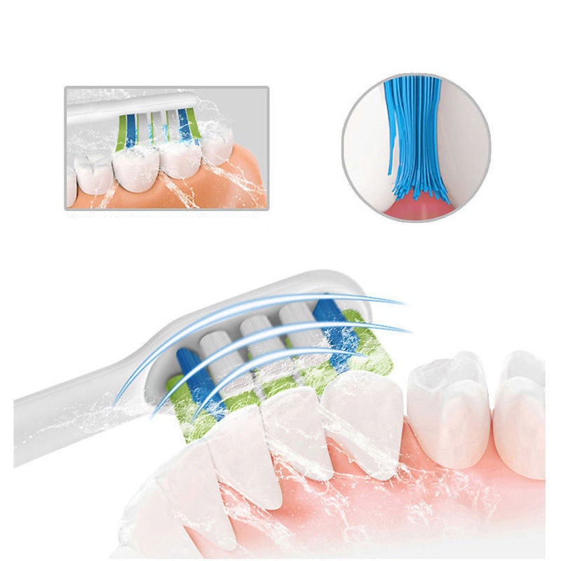 Đầu bàn chải có thể thay thế phù hợp cho oclean x / x pro / z1 / f1 / one / air 2 / se sonic electric toothbrush nozzles gói chân không