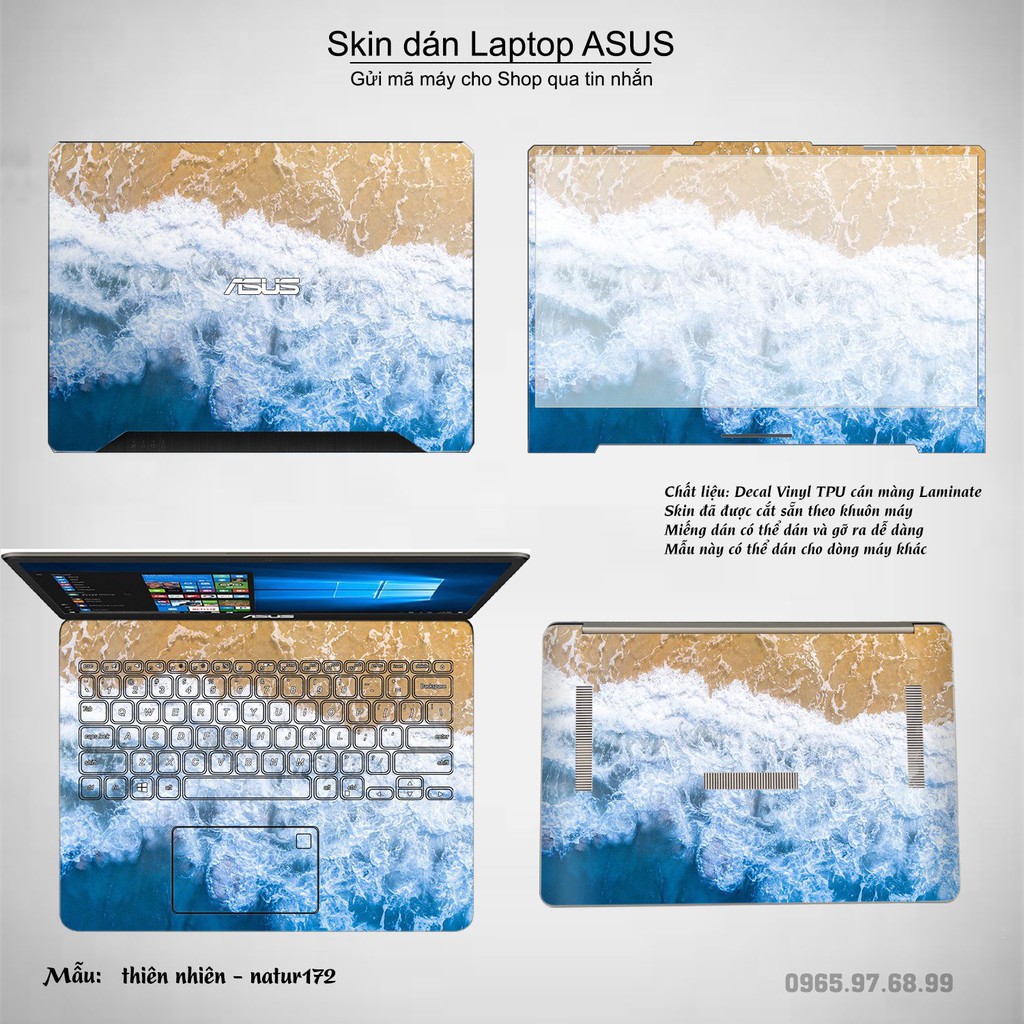 Skin dán Laptop Asus in hình thiên nhiên nhiều mẫu 6 (inbox mã máy cho Shop)