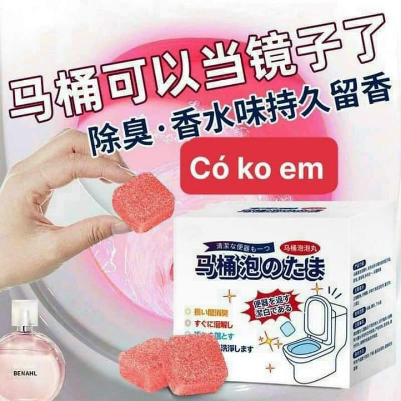 HỘP 12 VIÊN SỦI THÔNG TẮC ĐƯỜNG ỐNG, BỒN CẦU