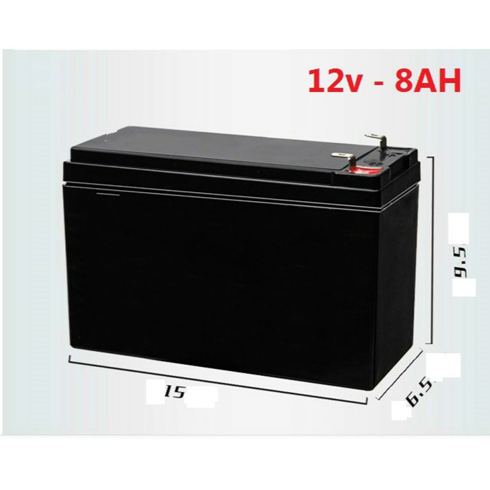 Bình Ắc Quy Khô 12V/8Ah-24V/8Ah Sử Dụng Cho Loa Kéo, Bình Phun Thuốc, Máy Hái Chè...