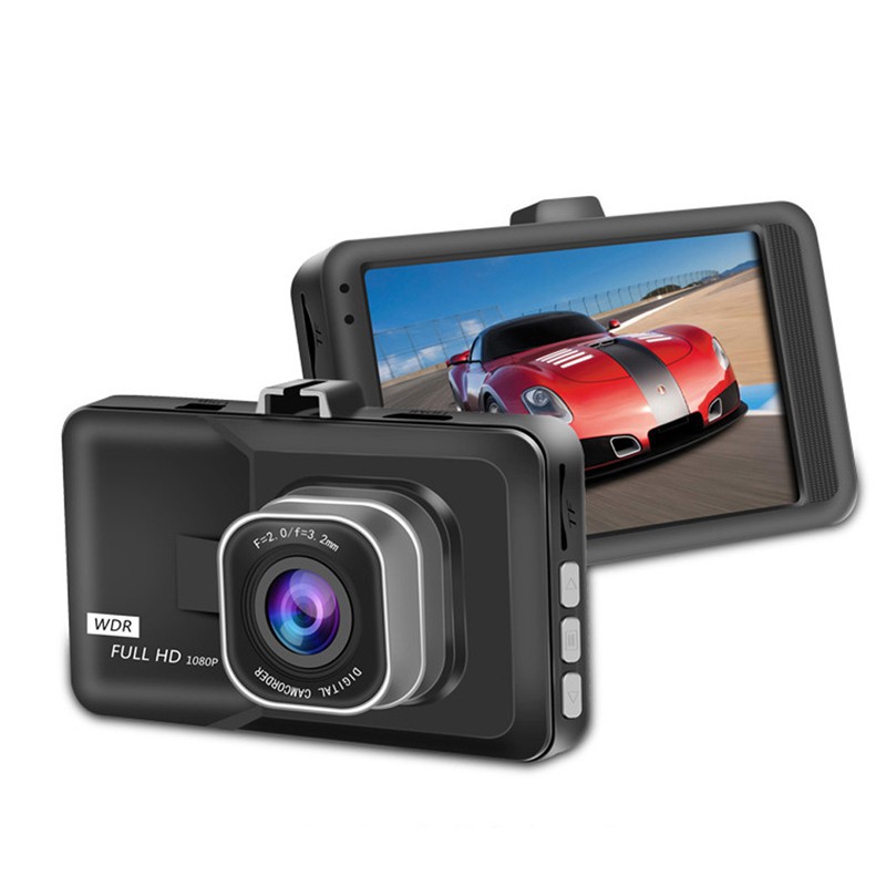 Bộ camera hành trình góc quay rộng 170 độ màn hình cỡ 3.0" full HD 1080P cho xe hơi tiện dụng