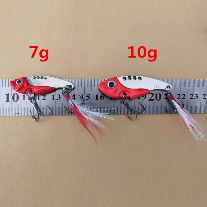 Cần câu cá ❤️FREE SHIP❤️ Mồi Câu Lure Cá Sắt Có Đuôi siêu nhạy MG-7 ,đảm bảo rẻ nhất