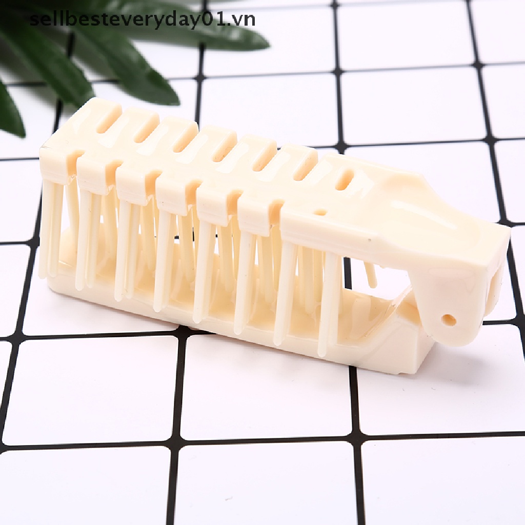 (Hàng Mới) Kẹp Tóc Nhựa mini Gấp Gọn Tiện Lợi