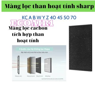 Màng than hoạt tính SHARP [ FREESHIP] cho các loại máy KC A B W Y Z 40 45 50 70 chính hãng