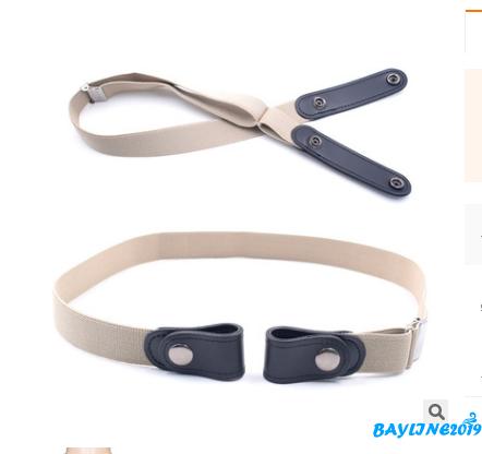 Dây Thắt Lưng Co Giãn Không Khóa Thời Trang Cho Nữ