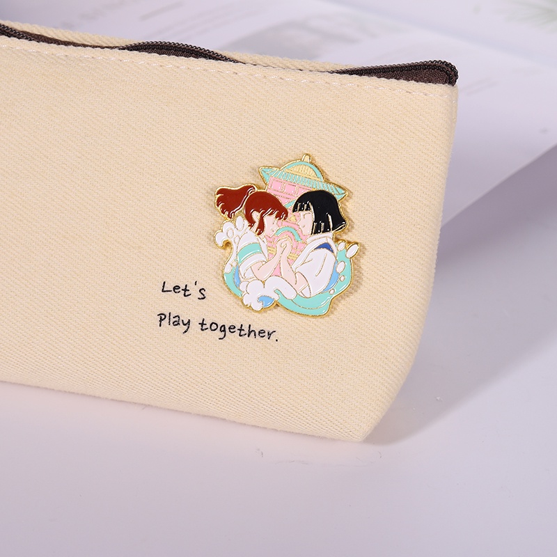 Ghim cài áo QIHE JEWELRY Hình Hoạt Hình Spirited Away