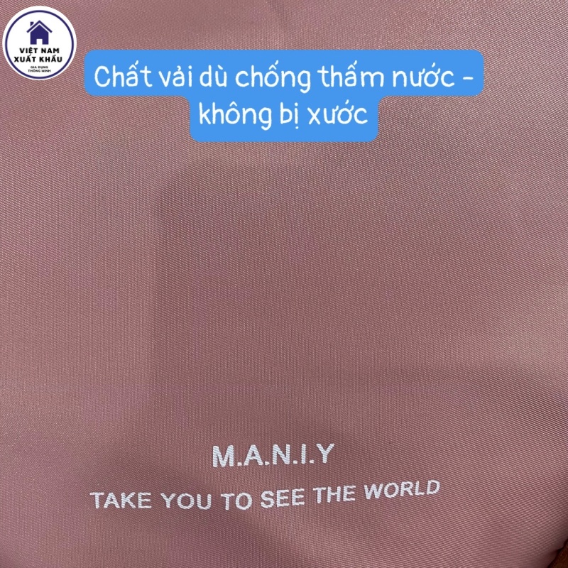 Túi Du Lịch Cỡ Lớn Vải Dù Dai Chống Thấm và Chống Xước Có Ngăn Để Giày TIện Lợi