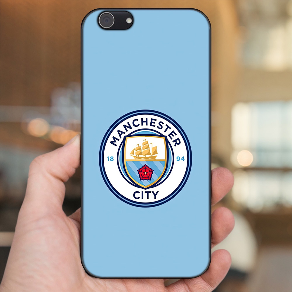 Ốp lưng Vivo Y53, Y69, Y71, Y81, Y83 viền đen in hình Manchester City MC