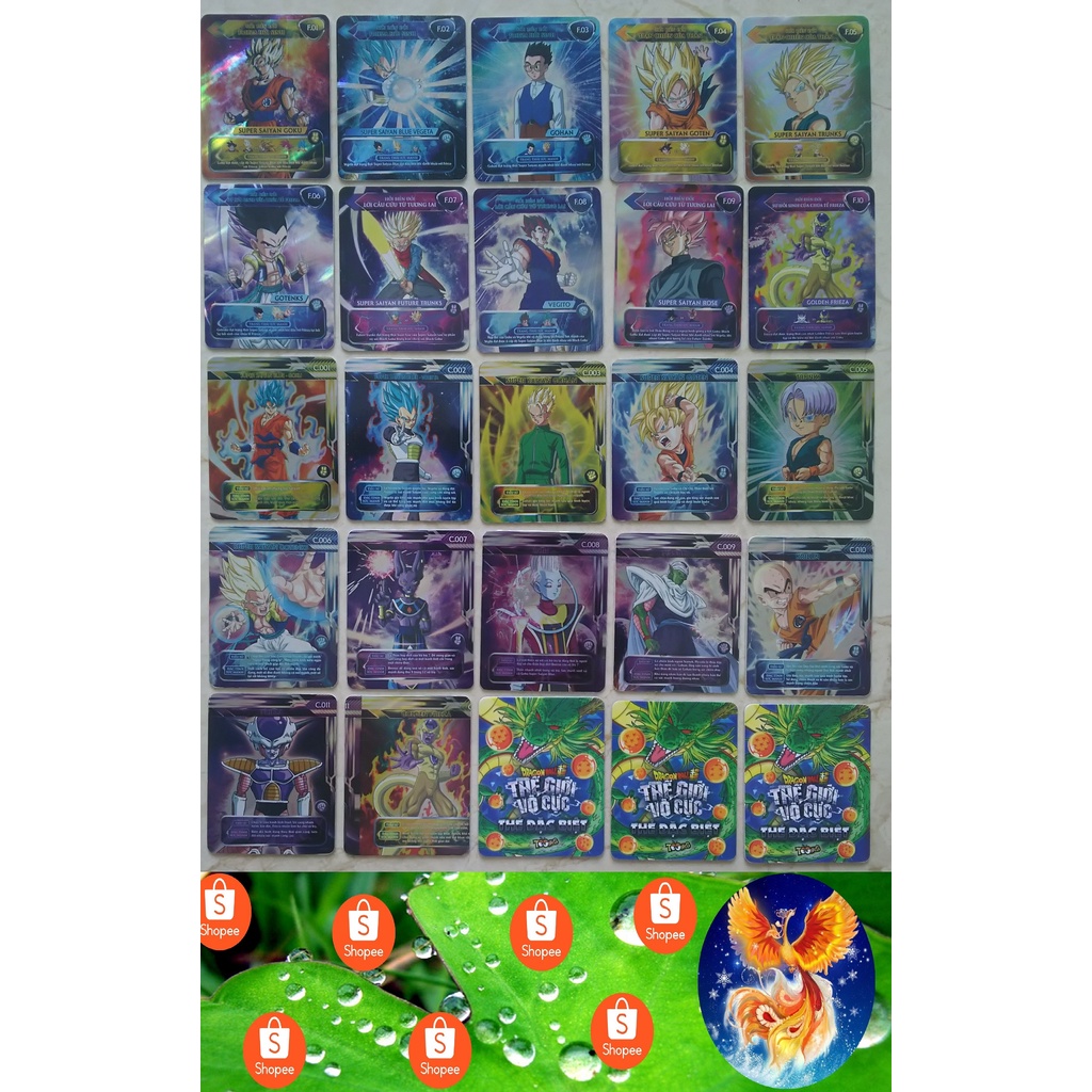 Thẻ Toonies Dragon ball