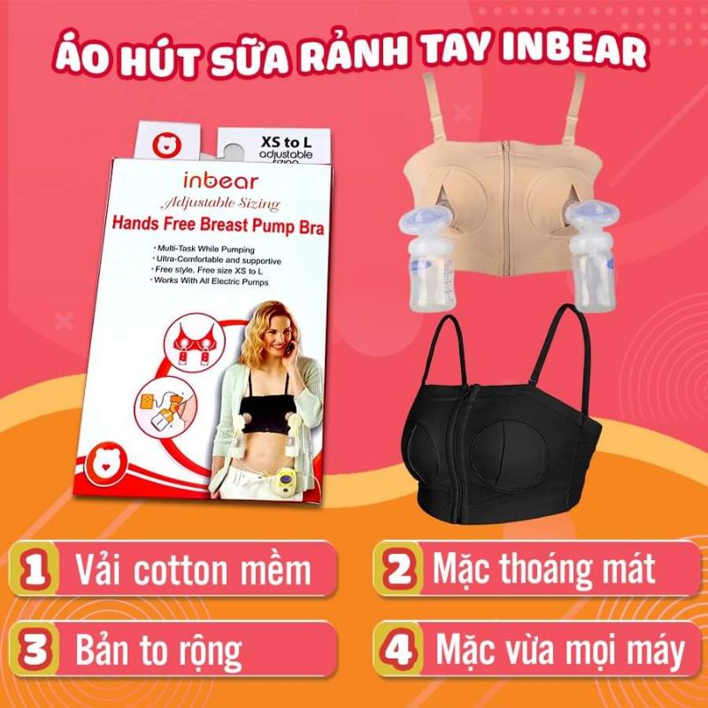 Áo hút sữa rảnh tay Inbear