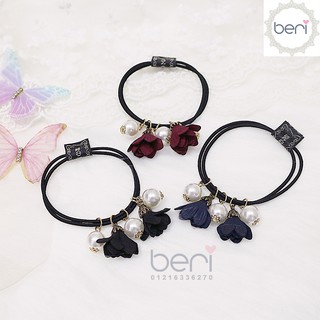 Cột tóc hoa ngọc trai Hàn Quốc BERI (đỏ) - CT015